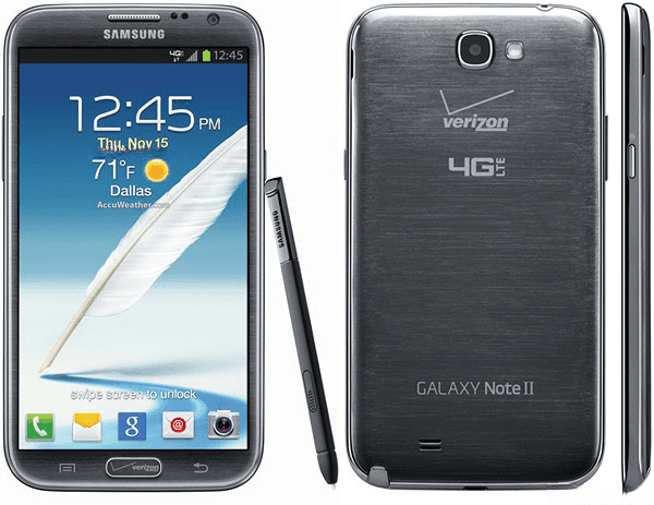 Image of Samsung Galaxy Note II CDMA